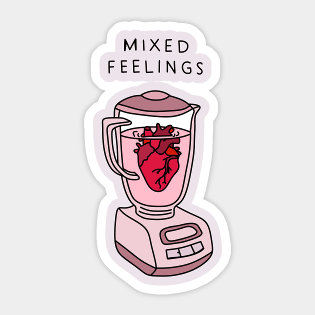 Mixed feelings Sticker by bluesalem